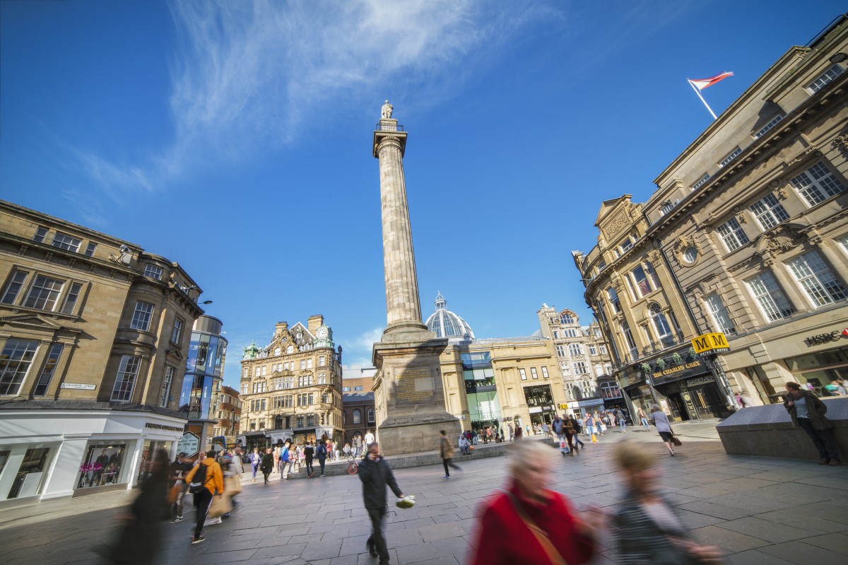 Grey's Monument, Copyright Newcastle Gateshead Initiative, Public Domain image